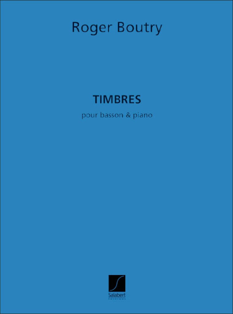 Timbres Basson-Piano
